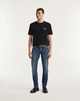 DENHAM JEANS RAZOR SLIM FIT AUTHENTIC WORN DARK