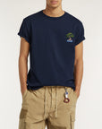 DENHAM T-SHIRT BONSAI CLASSIC TEE SS SC NAVY BLAZER