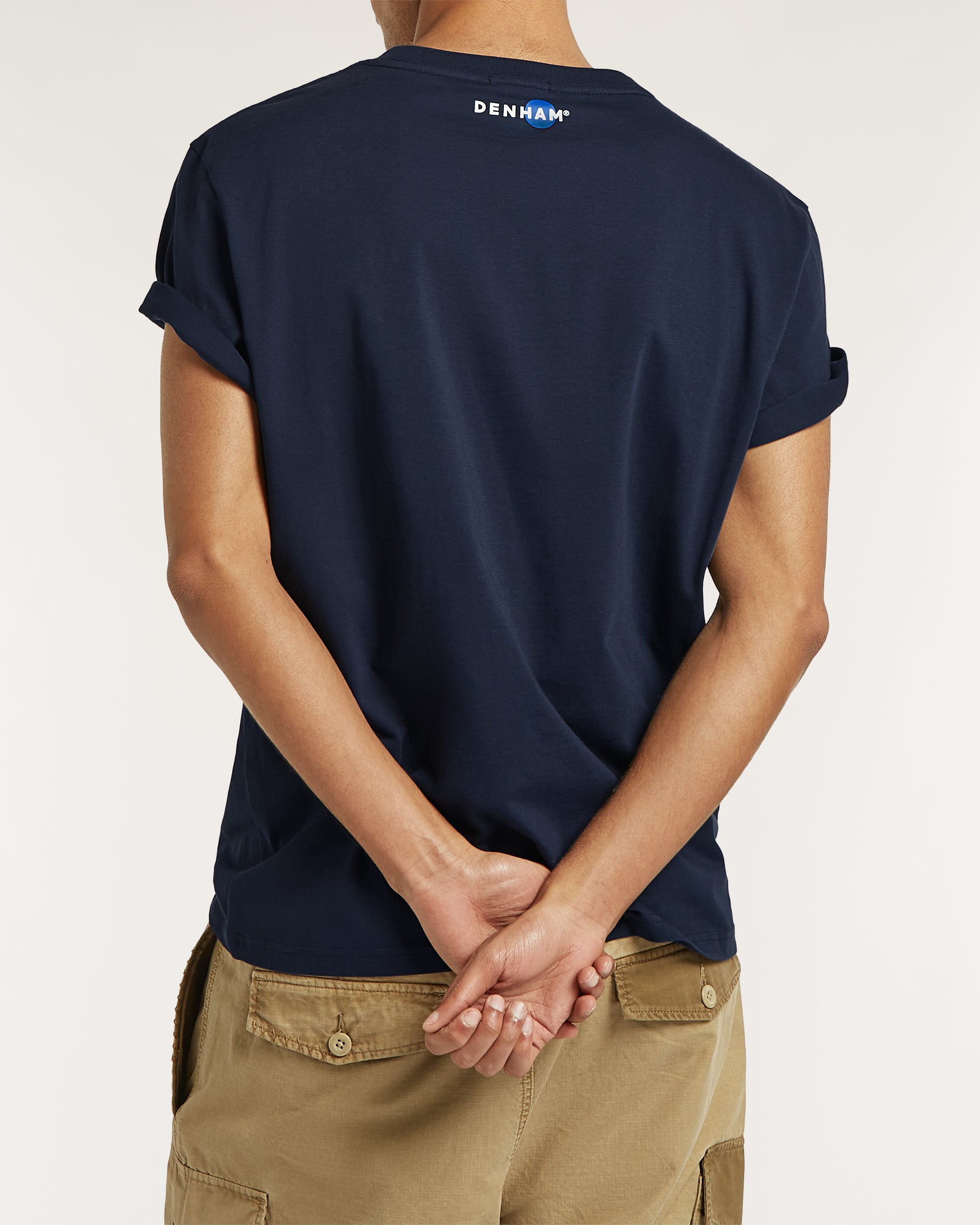 DENHAM T-SHIRT BONSAI CLASSIC TEE SS SC NAVY BLAZER