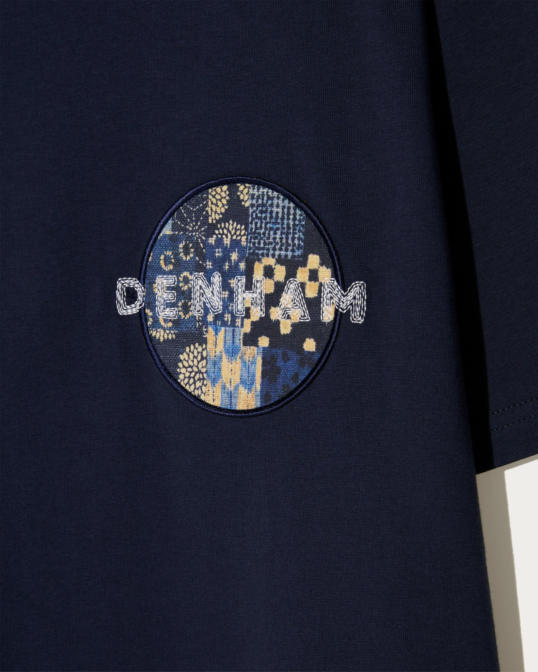 DENHAM T-SHIRT BORO CLASSIC TEE SS SC NAVY BLAZER