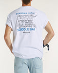 DENHAM T-SHIRT YATAI GRAPHIC TEE LWJ WHITE
