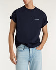 DENHAM T-SHIRT WAINE GRAPHIC TEE LWJ NAVY BLAZER