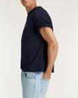 DENHAM T-SHIRT WAINE GRAPHIC TEE LWJ NAVY BLAZER