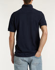 DENHAM POLO BRIAN RAGLAN SPGD NAVY BLAZER
