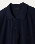 DENHAM POLO BRIAN RAGLAN SPGD NAVY BLAZER