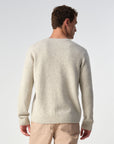 J.C. RAGS PULLOVER BUD CREW NECK CRYSTAL GRAY BEIGE