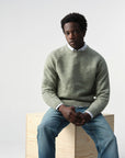 J.C. RAGS PULLOVER BUCK CREWNECK ICEBERG GREEN