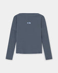 LAAGAM TOP EMORY LONGSLEEVE STRIPED BLUE