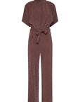 SISTERS POINT JUMPSUIT GIRL-JU4 CHOCOLATE/SILVER