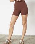 SISTERS POINT SPORT SHORT LAY-SHO BROWN