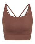 SISTERS POINT SPORT TOP LAY-TOP BROWN