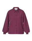 SISTERS POINT BLOUSE VERINA-SH2 BORDEAUX/CREAM