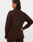 STUDIO AMAYA BLOUSE ROOS BROWN