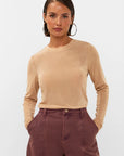 STUDIO AMAYA T-SHIRT LYNN TOP BEIGE