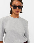 STUDIO AMAYA T-SHIRT LILLY BOXY GREY