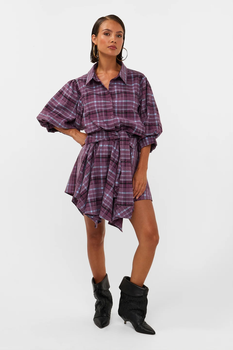 STUDIO AMAYA BLOUSE VALE PURPLE