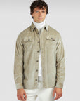 PAUL & SHARK OVERSHIRT VELVET GREEN