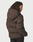 NEO NOIR JAS FOX C PUFFER JACKET DARK BROWN
