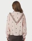 NEO NOIR BLOUSE DEGAS DUSTY ROSE/BROWN