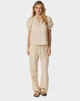 NEO NOIR PANTS SONAR LINEN SAND