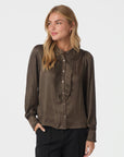 NEO NOIR BLOUSE ZOLA BROWN
