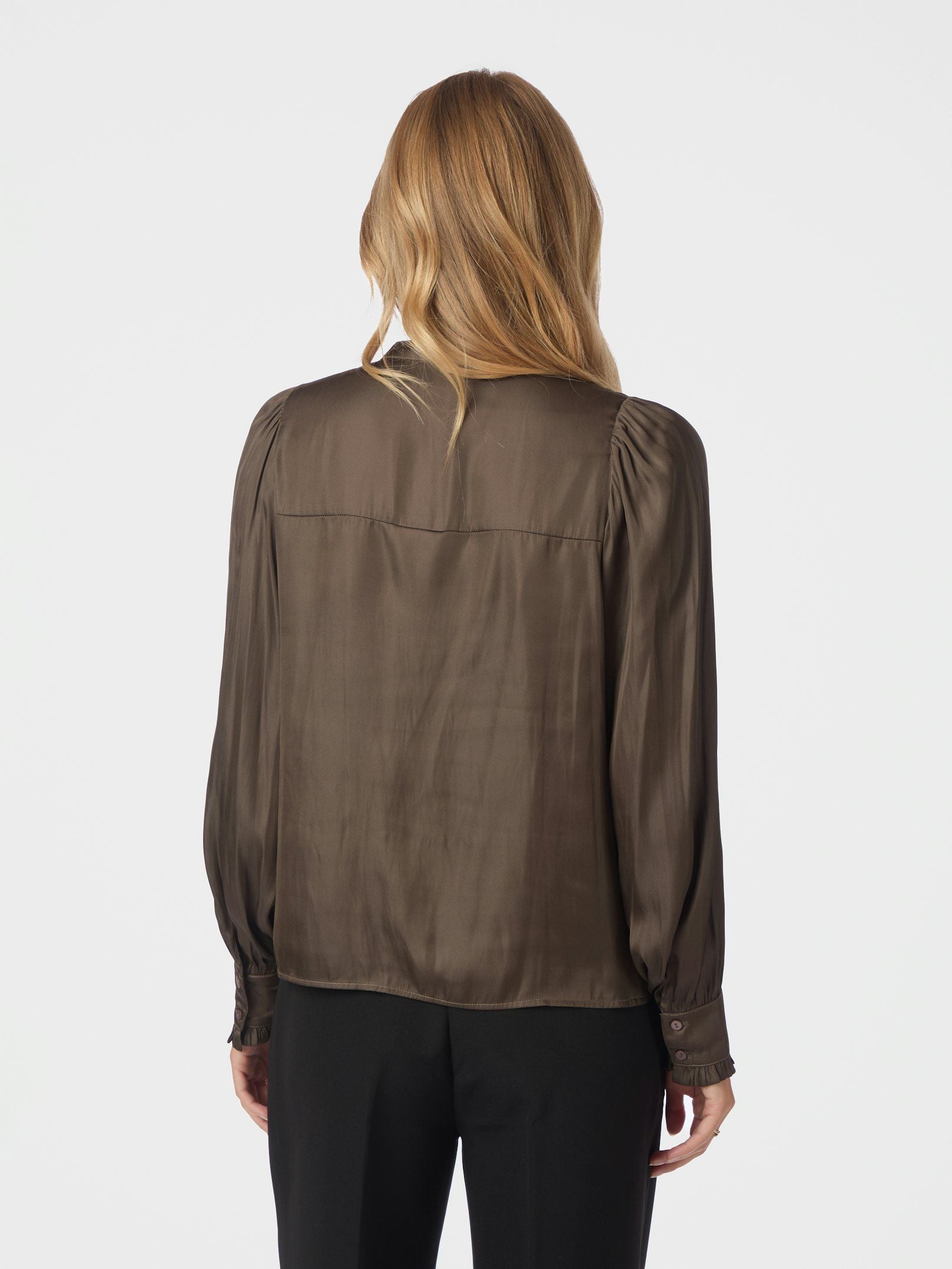 NEO NOIR BLOUSE ZOLA BROWN