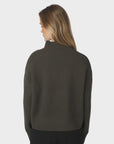 NEO NOIR PULLOVER PAULINA KNIT MOSS GREEN