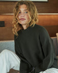 NEO NOIR PULLOVER PAULINA KNIT MOSS GREEN