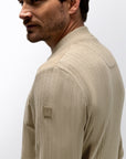 STATE OF ART VEST BOMBER SUÉDELOOK BEIGE