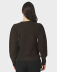 NEO NOIR VEST NUNA KNIT CARDIGAN BROWN
