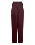 NEO NOIR PANTS EMMETT HEAVY SATEEN BURGUNDY