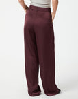 NEO NOIR PANTS EMMETT HEAVY SATEEN BURGUNDY