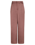 NEO NOIR PANTS EMMETT HEAVY SATEEN DARK ROSE