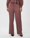 NEO NOIR PANTS EMMETT HEAVY SATEEN DARK ROSE