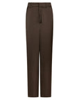 NEO NOIR PANTS EMMETT HEAVY SATEEN DARK BROWN