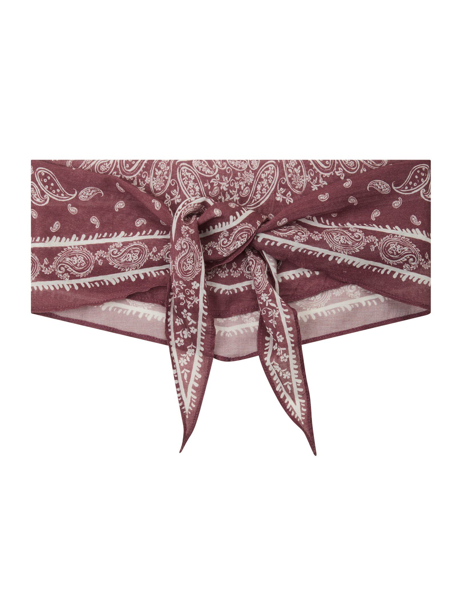 NEO NOIR SJAAL KINESSA PAISLEY SCARF DARK ROSE