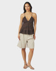 NEO NOIR SHORT NIKA STRUCTURE CREME
