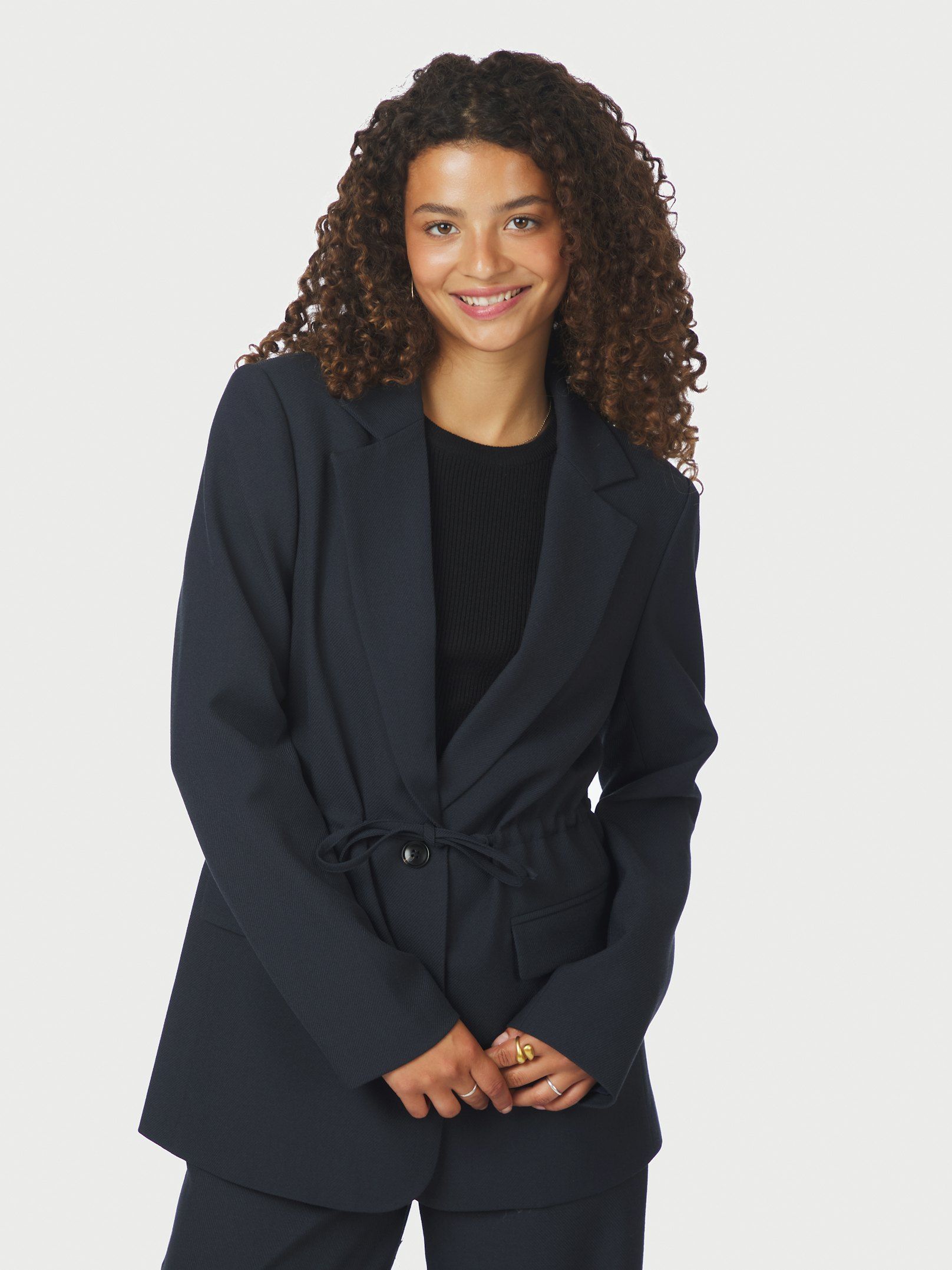 NEO NOIR BLAZER JEMMIE MELANGE NAVY