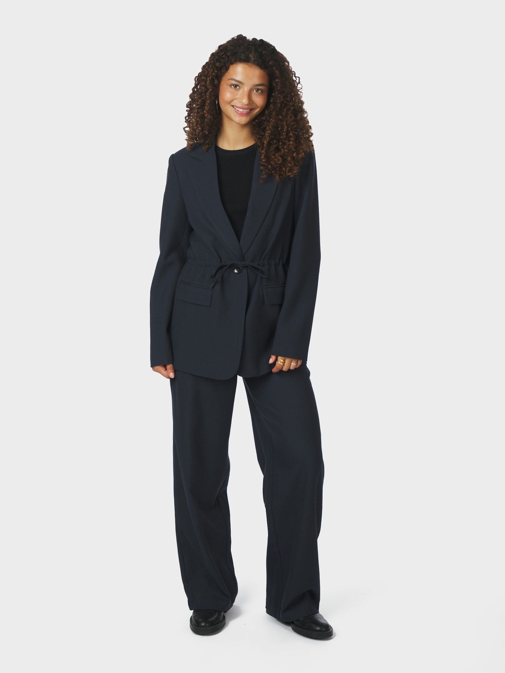 NEO NOIR BLAZER JEMMIE MELANGE NAVY