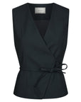 NEO NOIR GILET SAMARA MELANGE WAISTCOAT NAVY