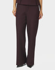 NEO NOIR PANTS EMMETT STRUCTURE CHOCOLATE PLUM