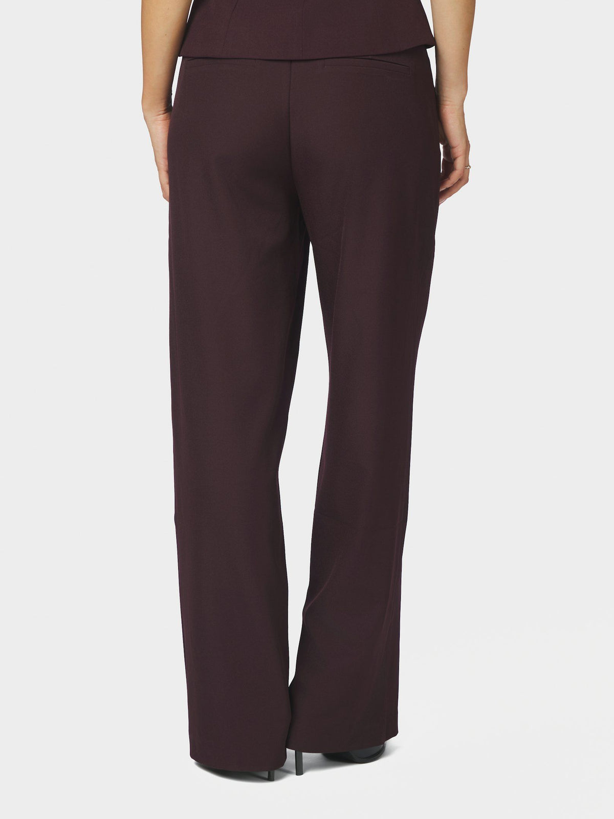 NEO NOIR PANTS EMMETT STRUCTURE CHOCOLATE PLUM