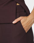 NEO NOIR PANTS EMMETT STRUCTURE CHOCOLATE PLUM