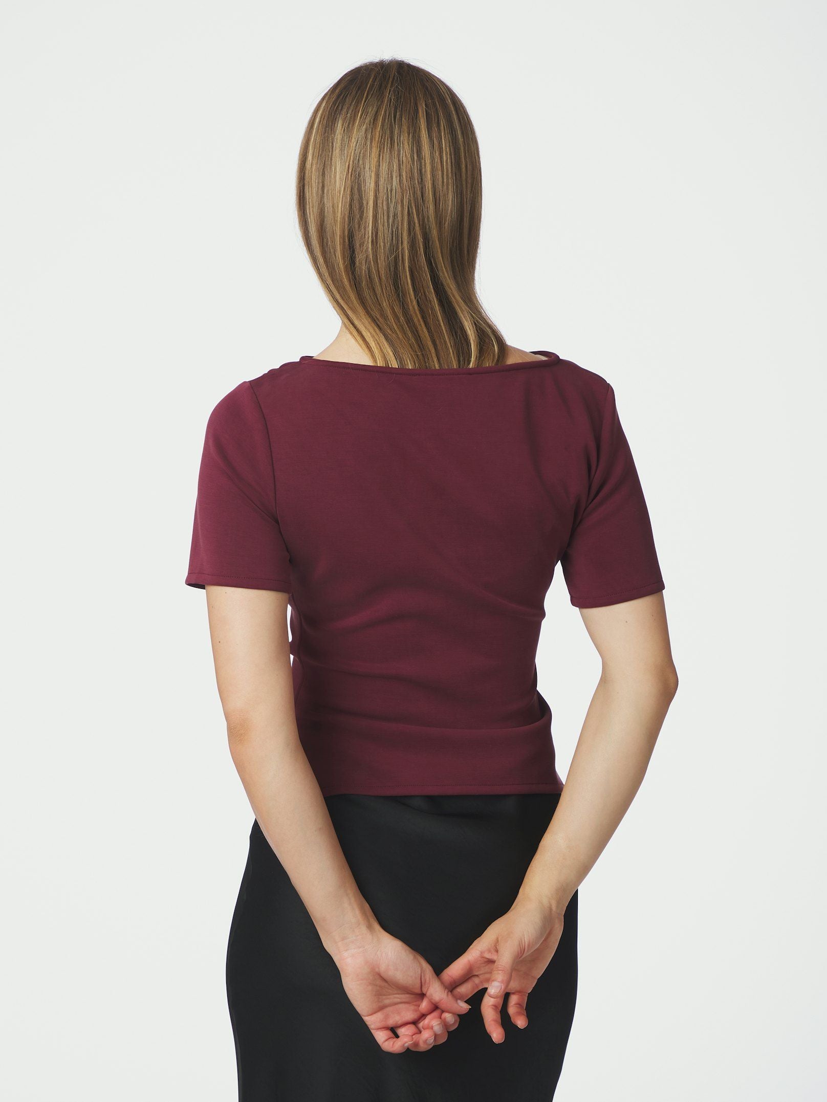 NEO NOIR TOP RASMINE SOFT BLOUSE WINE