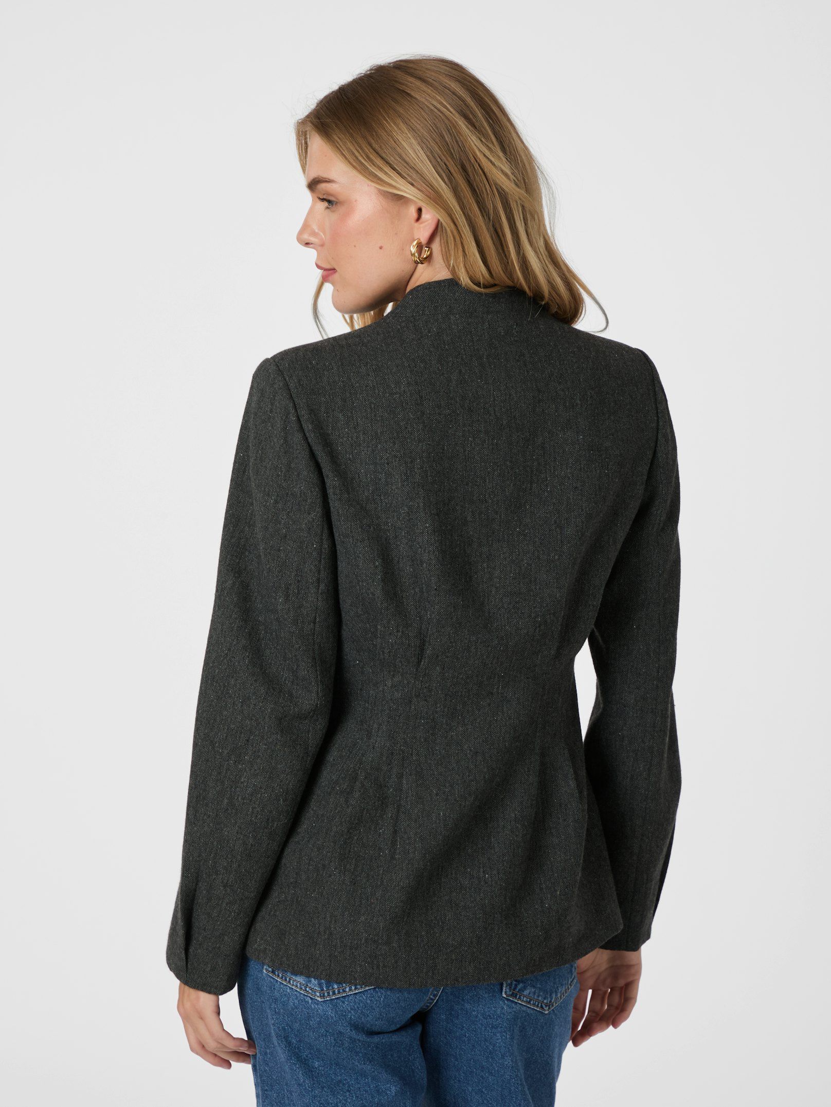 NEO NOIR BLAZER SENARA DARK GREY MELANGE