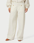 NEO NOIR PANTS MASSIE STRUCTURE OFF WHITE