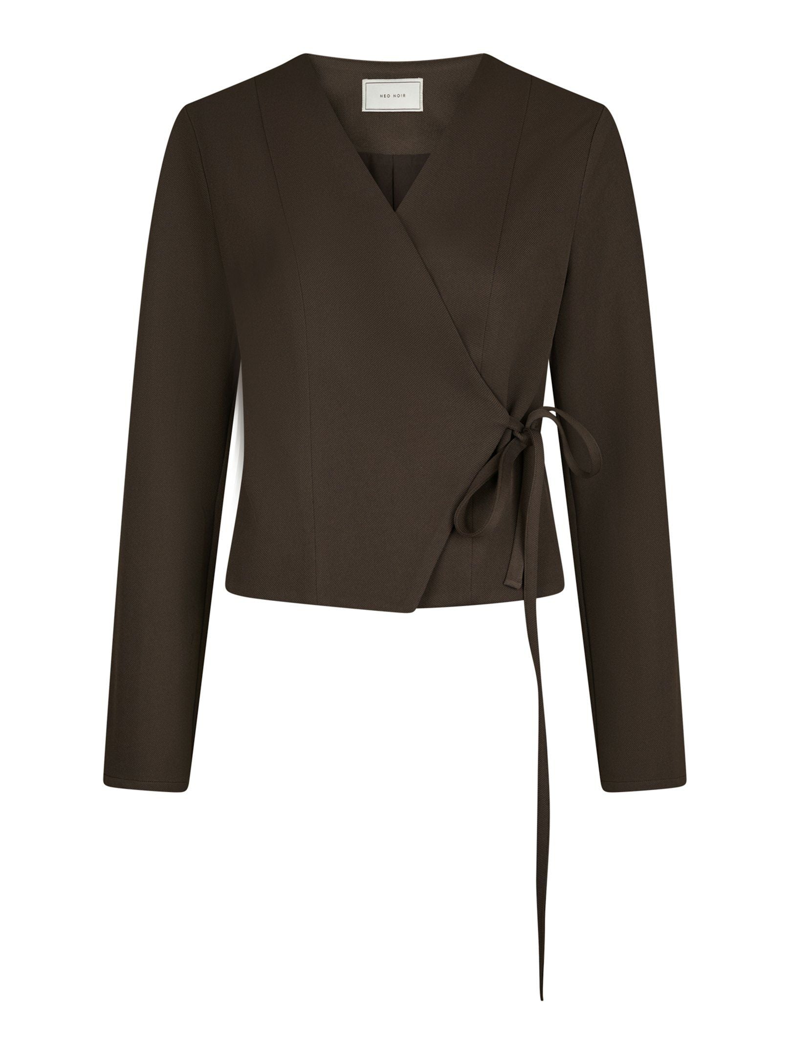 NEO NOIR BLOUSE SIMMI DARK BROWN