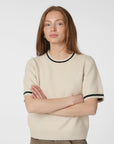NEO NOIR PULLOVER MAWINA KNIT TEE IVORY