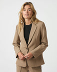NEO NOIR BLAZER FRANCINE SUIT DUSTY BROWN