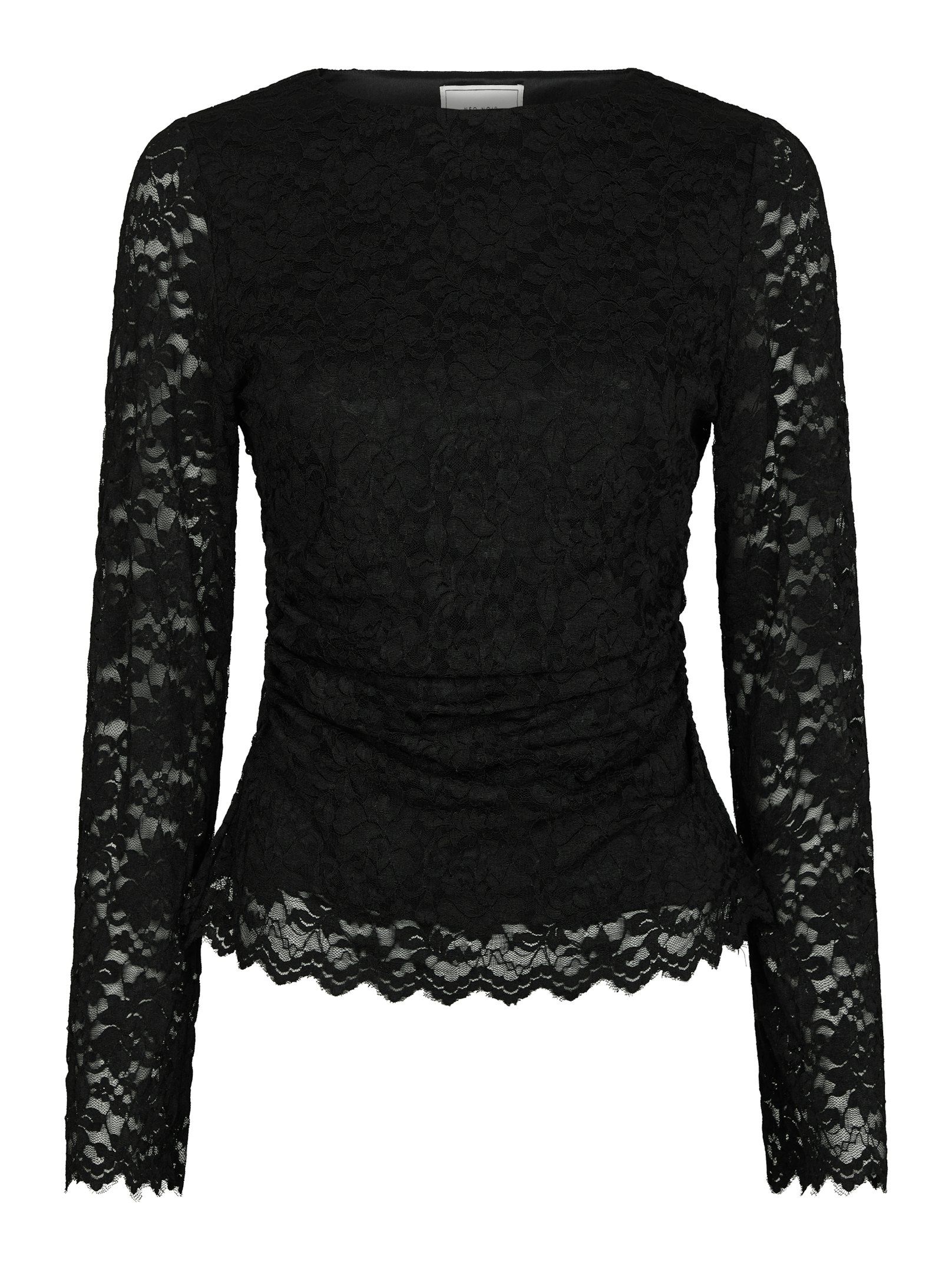 NEO NOIR TOP LENIDA LACE BLOUSE BLACK